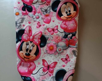 Soft Cotton Handmade Pet Blouse, Pink Minnie Mouse Dog Clothing, Handmade Apparel for Small Pets, Pet Clothing