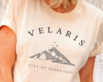 Acotar Velaris Shirt, Book Lovers Gift, City of Starlight T-shirt, ACOTAR Book Shirt and Sweatshirt, The Night Court Shirt, Velaris Sweater