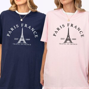 Paris France Shirt, Travel To France Shirt, Eiffel Tower Shirt, Gift For Paris Lover, Vacation in Paris Tee, France Souvenir Shirt,Paris Tee