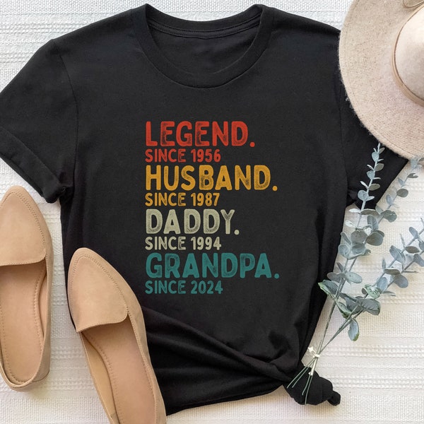 Legend Grandpa Shirt, Custom Grandfather Gift, Grandpa gift, Grandpa TShirt, Personalized Grandfather Shirt, Personalized Grandfather Gift