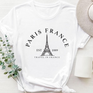 Paris France Shirt, Travel To France Shirt, Eiffel Tower Shirt, Gift For Paris Lover, Vacation in Paris Tee, France Souvenir Shirt,Paris Tee