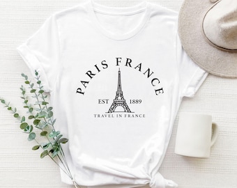 Paris France Shirt, Travel To France Shirt, Eiffel Tower Shirt, Gift For Paris Lover, Vacation in Paris Tee, France Souvenir Shirt,Paris Tee