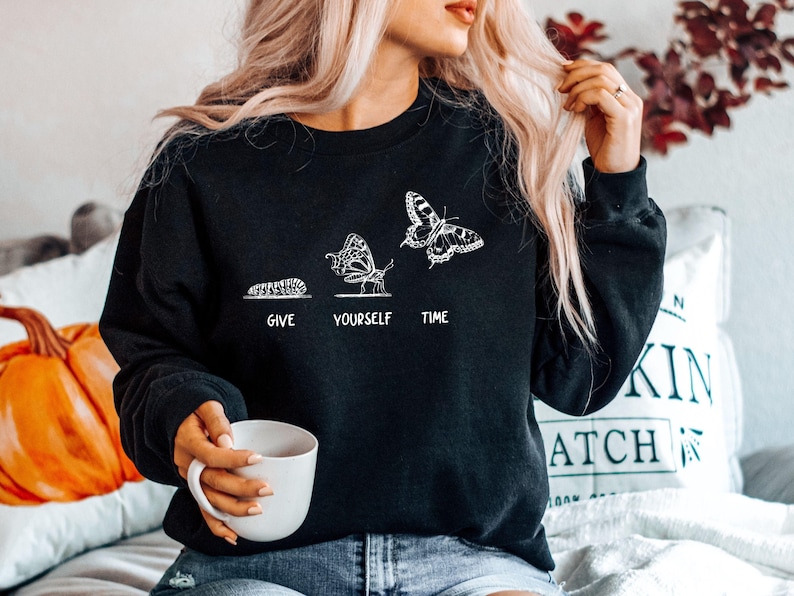 Inspiring Saying Gift for Women Men, Motivational Quotes Shirt and Sweatshirt, Positive Women Shirt, Strong Women Gifts, Mental Health Tee