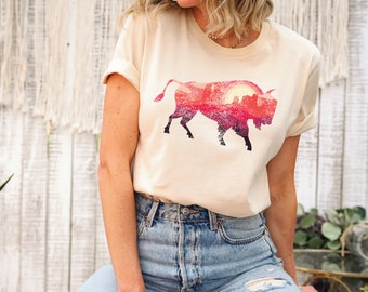 Stay Wild Shirt, Stay Wild Roam Free Tee, Buffalo Outdoor Shirt, Bison Sweatshirt, Stay Wild Boho Shirt, Western Shirt, Cool Mountain Shirt