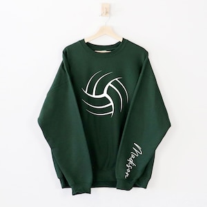 Personalized Volleyball Sweatshirt, Volleyball Mom Sweatshirt, Volleyball Tee, Game Day Volleyball, Gift For Volleyball Player, Gift for Her, Game Day Shirt,  Volleyball Tee Gift, Sport Lover Shirt, Mothers Day Gift