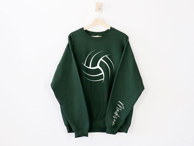 Personalized Volleyball Sweatshirt, Volleyball Mom Sweatshirt, Volleyball Tee, Game Day Volleyball, Gift For Volleyball Player, Gift for Her, Game Day Shirt,  Volleyball Tee Gift, Sport Lover Shirt, Mothers Day Gift