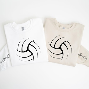 Personalized Volleyball Sweatshirt, Volleyball Mom Sweatshirt, Volleyball Tee, Game Day Volleyball, Gift For Volleyball Player, Gift for Her, Game Day Shirt,  Volleyball Tee Gift, Sport Lover Shirt, Mothers Day Gift