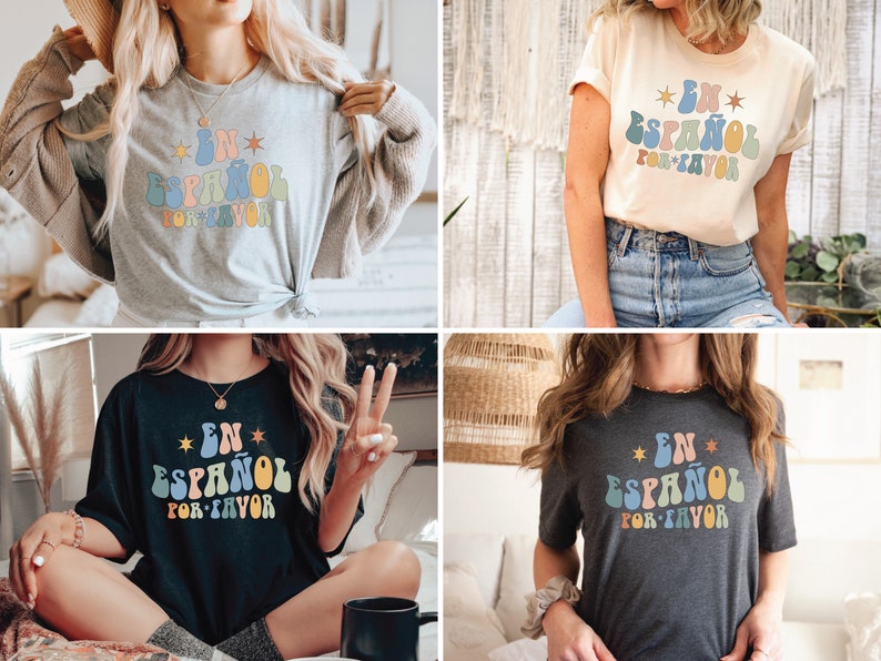 En Espanol Por Favor Shirt, Spanish Teacher Shirt, Maestra Sweatshirts, En Espanol Por Favor Maestra Shirts, Camisas En Espanol Sweatshirt