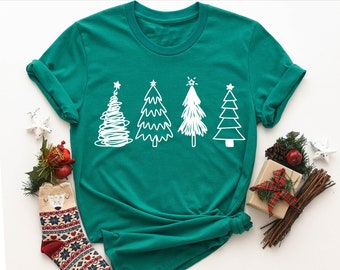 Christmas Trees Shirt, Pine Trees Sweatshirt, Christmas Trees Sweatshirt, Holiday Shirt, Tree Lover Shirt, Nature Lover Gift, Christmas Gift