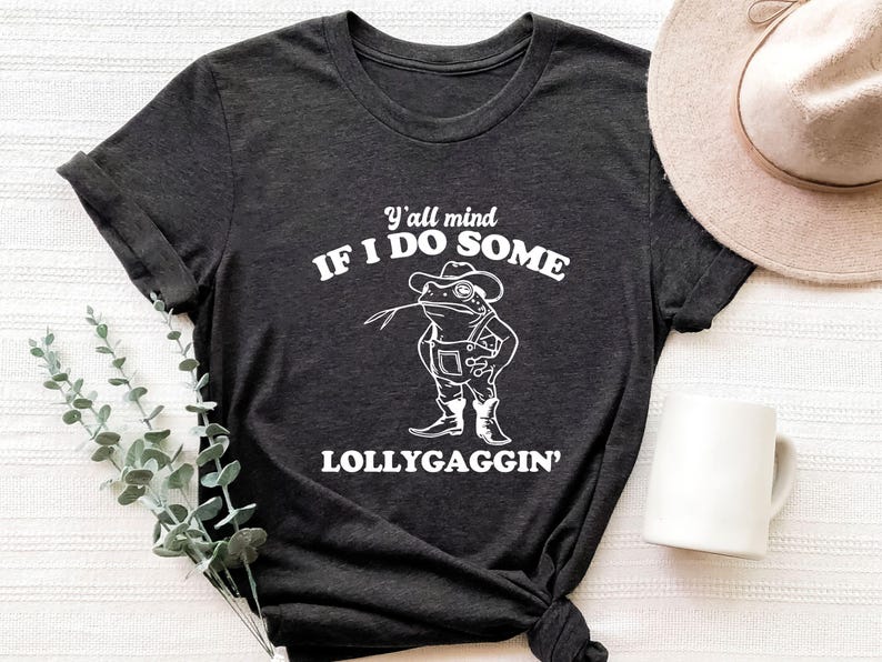 Funny Frog Shirt, Cowboy Frog Shirt, Unhinged Tshirt, Funny Meme Sweatshirt, Weirdcore Shirt, Gen Z Shirt, Funny Meme Sweatshirt, Y2k Shirt