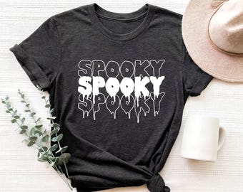 Spooky Shirt, Halloween Gift, Halloween Party Shirts, Halloween Sweatshirt, Cute Halloween T-shirt, Funny Halloween Tee, Spooky Season Shirt