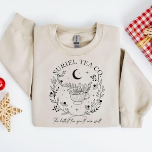 Suriel Tea Co Sweatshirt, Acotar Suriel Tea Shirt, Book Lover Gift, A Court Of Thorns and Roses Shirt, SJM Merch, Bookish Tshirt,Velaris Tee