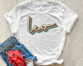 Retro Leo Shirt, Leo Shirt, Leo Horoscope Shirt, Leo Zodiac, Leo Gifts, Leo Birthday Gift, Zodiac Leo Shirt, Vintage Leo Shirt