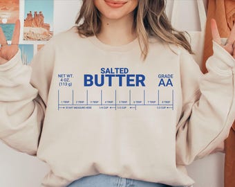 Butter T-shirt, Funny Baking shirt, Baker Gift, Butter Lover Tee, Foodie Gift, Bella & Canvas Tshirt, Stick of Butter Shirt, Baker Tee