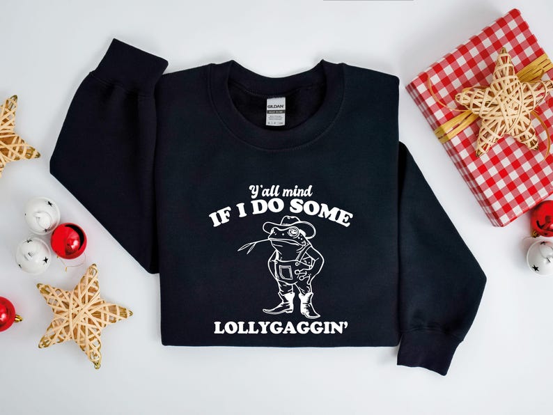 Funny Frog Shirt, Cowboy Frog Shirt, Unhinged Tshirt, Funny Meme Sweatshirt, Weirdcore Shirt, Gen Z Shirt, Funny Meme Sweatshirt, Y2k Shirt