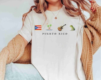 Puerto Rico T-Shirt Puerto Rican Flag Travel Vacation Pr Puerto Rico T-Shirt Puerto Rican Flag Travel Vacation Pr