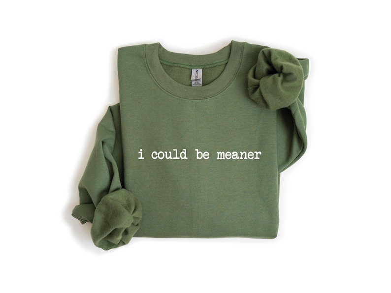 I Could Be Meaner Shirt, Funny Gift For Women, Womens Sarcastic Shirt, Funny Quote Shirt, Trendy Meme Shirt, Humorous Shirt, Sarcastic Tee