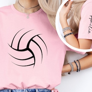 Personalized Volleyball Sweatshirt, Volleyball Mom Sweatshirt, Volleyball Tee, Game Day Volleyball, Gift For Volleyball Player, Gift for Her, Game Day Shirt,  Volleyball Tee Gift, Sport Lover Shirt, Mothers Day Gift