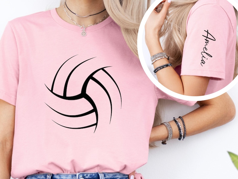 Personalized Volleyball Sweatshirt, Volleyball Mom Sweatshirt, Volleyball Tee, Game Day Volleyball, Gift For Volleyball Player, Gift for Her, Game Day Shirt,  Volleyball Tee Gift, Sport Lover Shirt, Mothers Day Gift