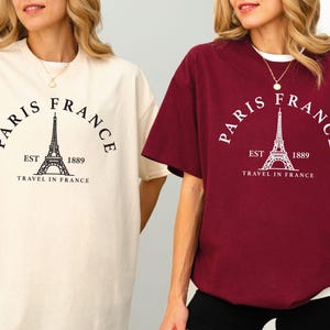 Paris France Shirt, Travel To France Shirt, Eiffel Tower Shirt, Gift For Paris Lover, Vacation in Paris Tee, France Souvenir Shirt,Paris Tee
