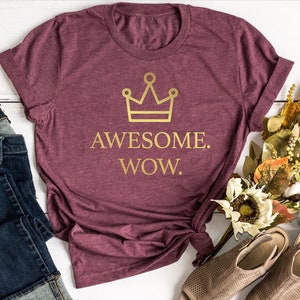 Hamilton Shirt, Awesome Wow Shirt, Hamilton Gift, Alexander Hamilton, Broadway Fan Shirt, American Musical Fan, Hamilton Broadway Gift
