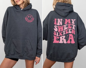 In My Sweet Sixteen Era Shirt, Sweet 16 Shirt, 16th Birthday Gift, 16 Birthday Party Shirt, Sweet 16 Squad Shirt,Birthday Shirt for Teenager