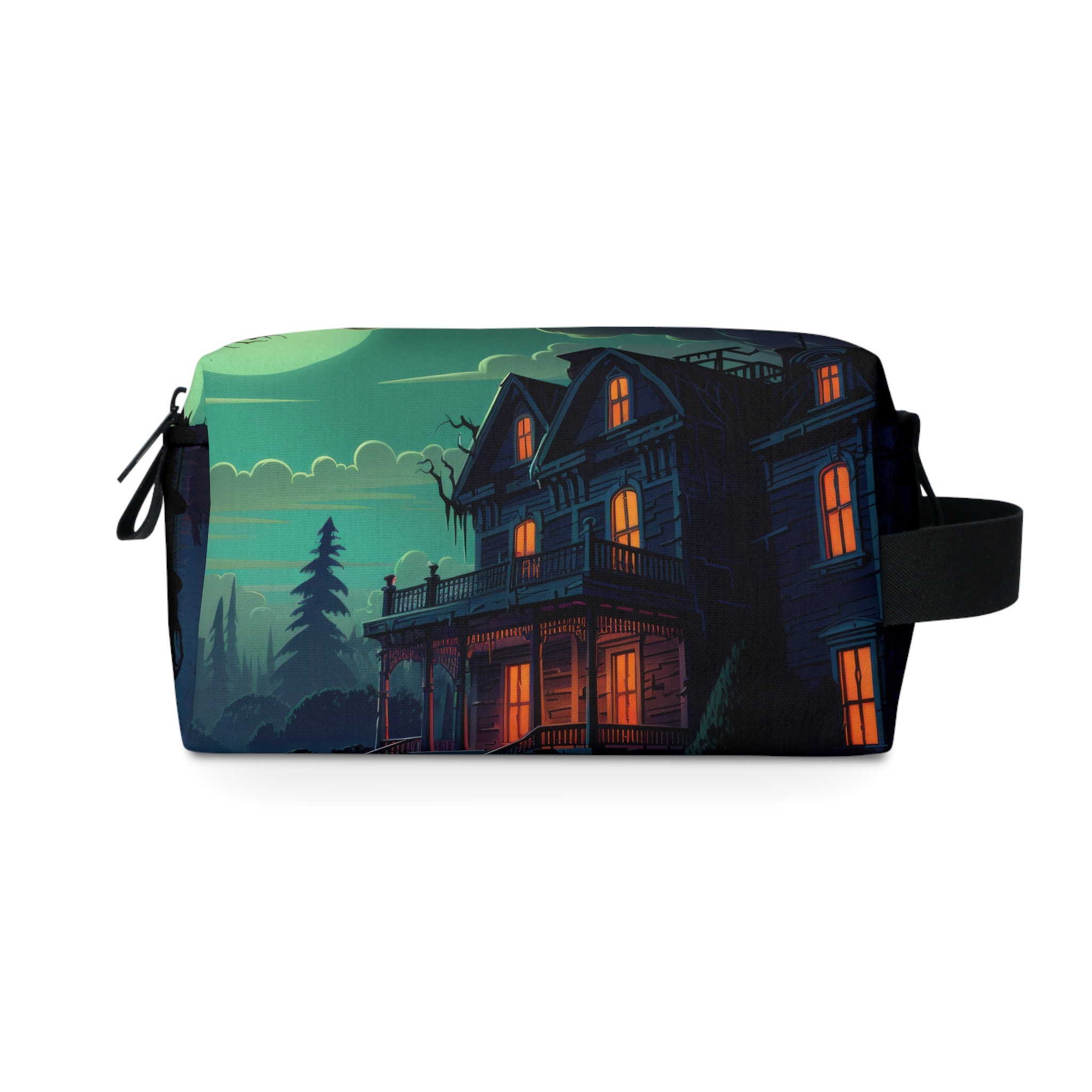Toiletry Bag Disney Inspired Spooky Haunted Mansion Etsy