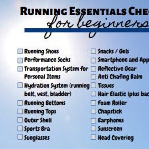 Running Essentials Checklist for Beginners