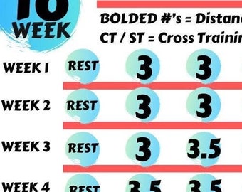 16 Week Marathon Training Calendar
