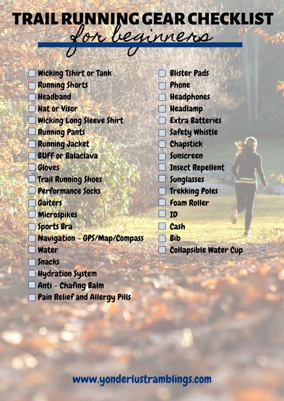 Gear List Mountain Running Gear Best Running Trail Running