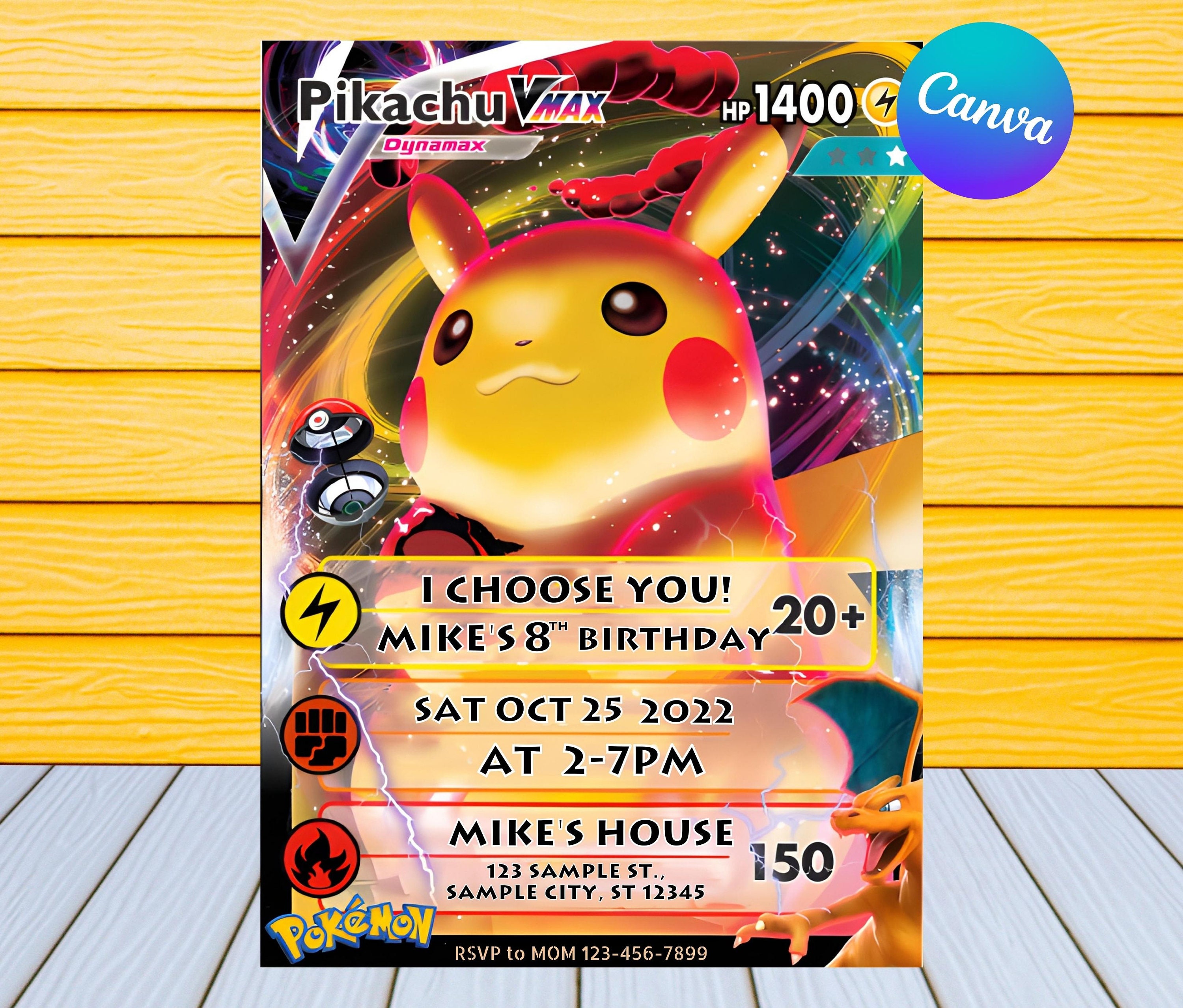 Inviti Compleanno Pokemon Da Stampare  Festa di compleanno pokemon, Pokemon,  Inviti di compleanno