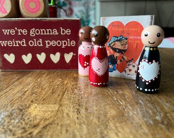 Valentine Peg Dolls
