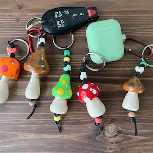 CUTE MUSHROOM KEYCHAINS
