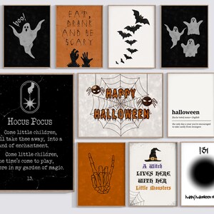 Halloween Art Mega Bundle Set of 21 Prints Halloween Gallery - Etsy