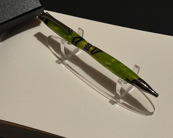 Green Acrylic slim line pen