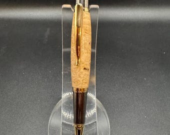 Hand made Box elder Ballpoint twist pen