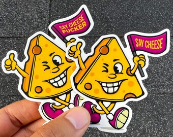 Say Cheese, Silly Vinyl Sticker