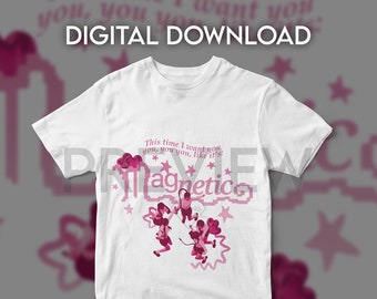 I'LL-IT Magnetic Logo T-shirt Magnetic Album ILLIT Merch