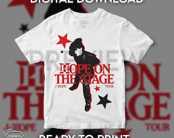 HOPE ON THE STAGE Tシャツピンク j-hope J-Hope Hope on The Stage Tour Shirt – Kpop Exchange