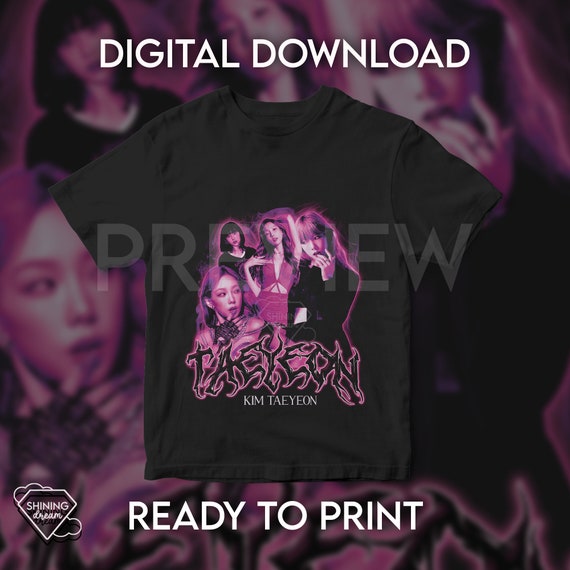 Taeyeon Special Edition / T Shirt Design Digital Download, Ready.