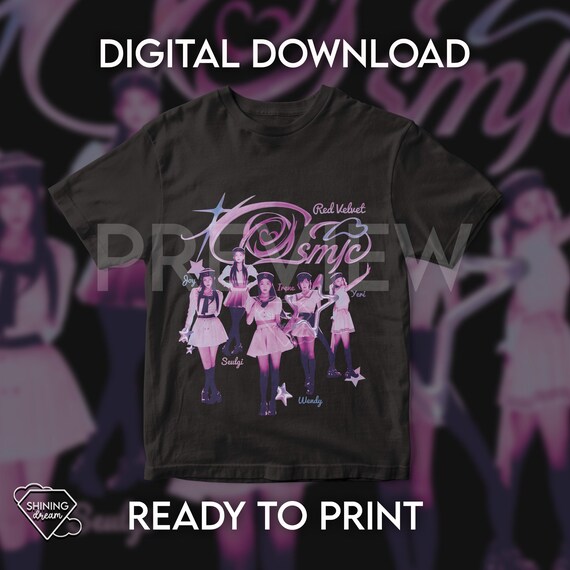 Red Velvet Cosmic / T- Shirt Design (digital Download, Ready to 