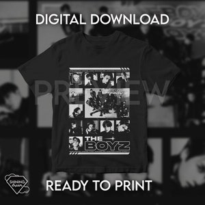 The Boyz / T- shirt Design (Digital download, ready to print) / Includes PNG file for sublimation or DFT printing.