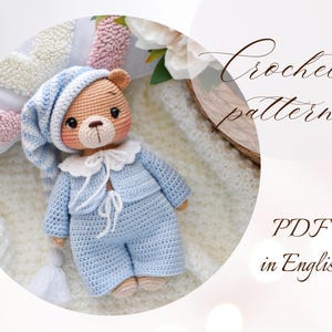 PATROON gehaakt beertje: amigurumi-teddyslippy (pdf in het Engels)