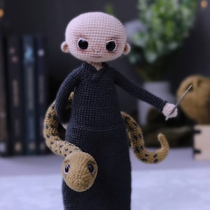 MOTIF AU CROCHET, yeux noirs, poupée Amigurumi, poupée au crochet, modèle au crochet pour poupée amigurumi, modèle de poupée en anglais image 8