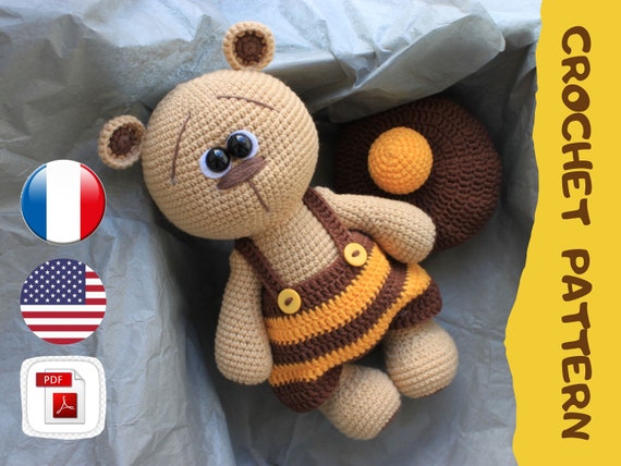 Crochet Pattern Bear / Amigurumi Bear / Pattern in English and - Etsy