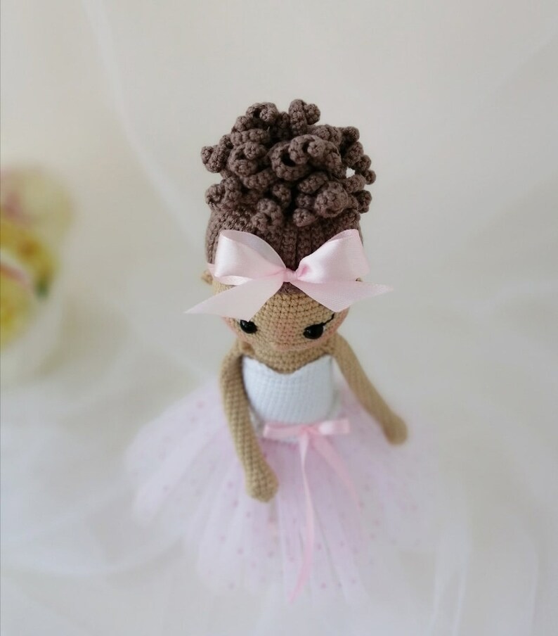 Doll Crochet Pattern Ballerina Crochet Doll Pattern PDF in Etsy