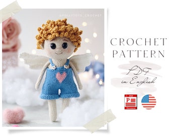 Amor Puppe Amigurumi Häkelanleitung (PDF Pattern)