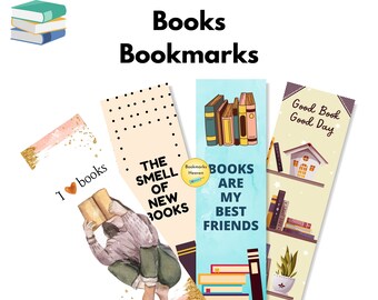 Marcapáginas imprimible para amantes de los libros, citas de amantes de los libros, el mejor regalo para amantes de los libros, marcadores imprimibles, regalos para clubes de lectura, marcadores para amantes de los libros