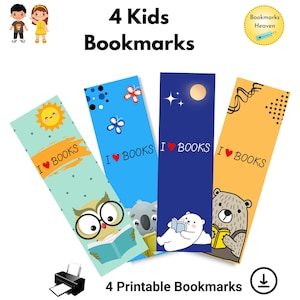 Zurück in der Schule Lesezeichen, Buch Geschenke für Kinder, Kinder Lesezeichen digitaler Download, Bücherwurm Geschenke für Kinder, niedliche Tier Lesezeichen,