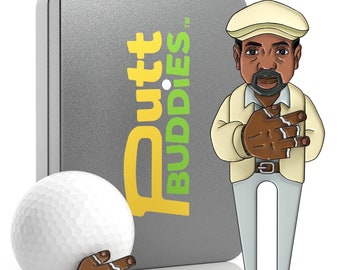 PuttBuddies™ - Ensemble cadeau pour entraîneur de golf et marqueur de balle, cadeau pour garçons d'honneur, accessoires de golf uniques